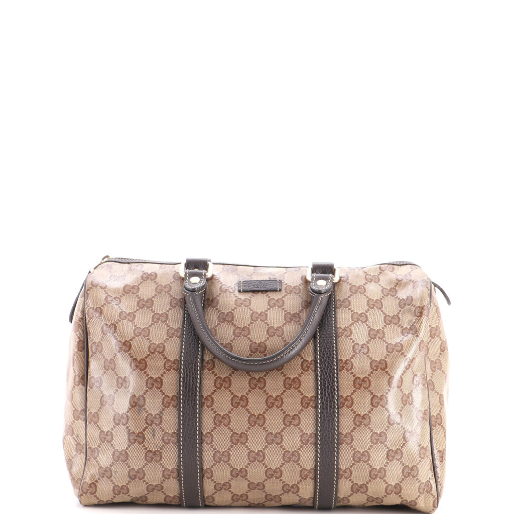 Joy Boston Bag GG Coated Canvas Medium