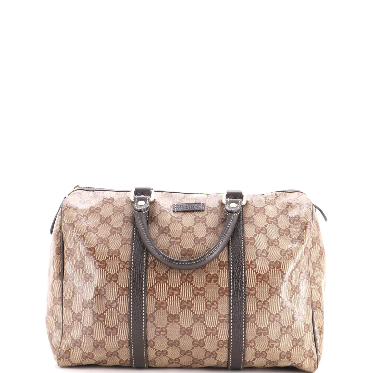 Joy Boston Bag GG Coated Canvas Medium
