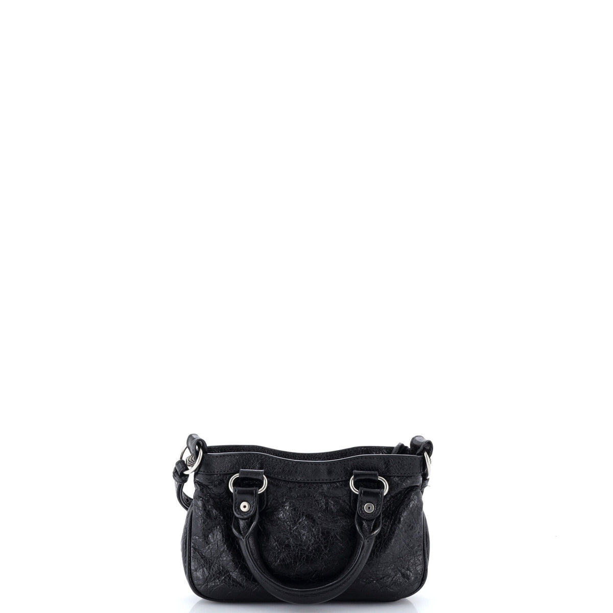 Le Cagole Giant Studs Tote Leather Mini
