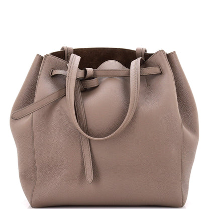 Phantom Tie Cabas Tote Leather Medium