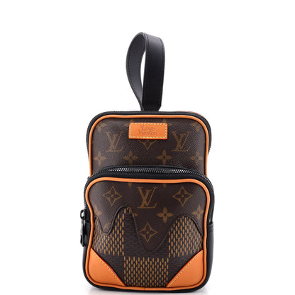 Nigo Amazone Sling Bag Limited Edition Giant Damier and Monogram Canvas