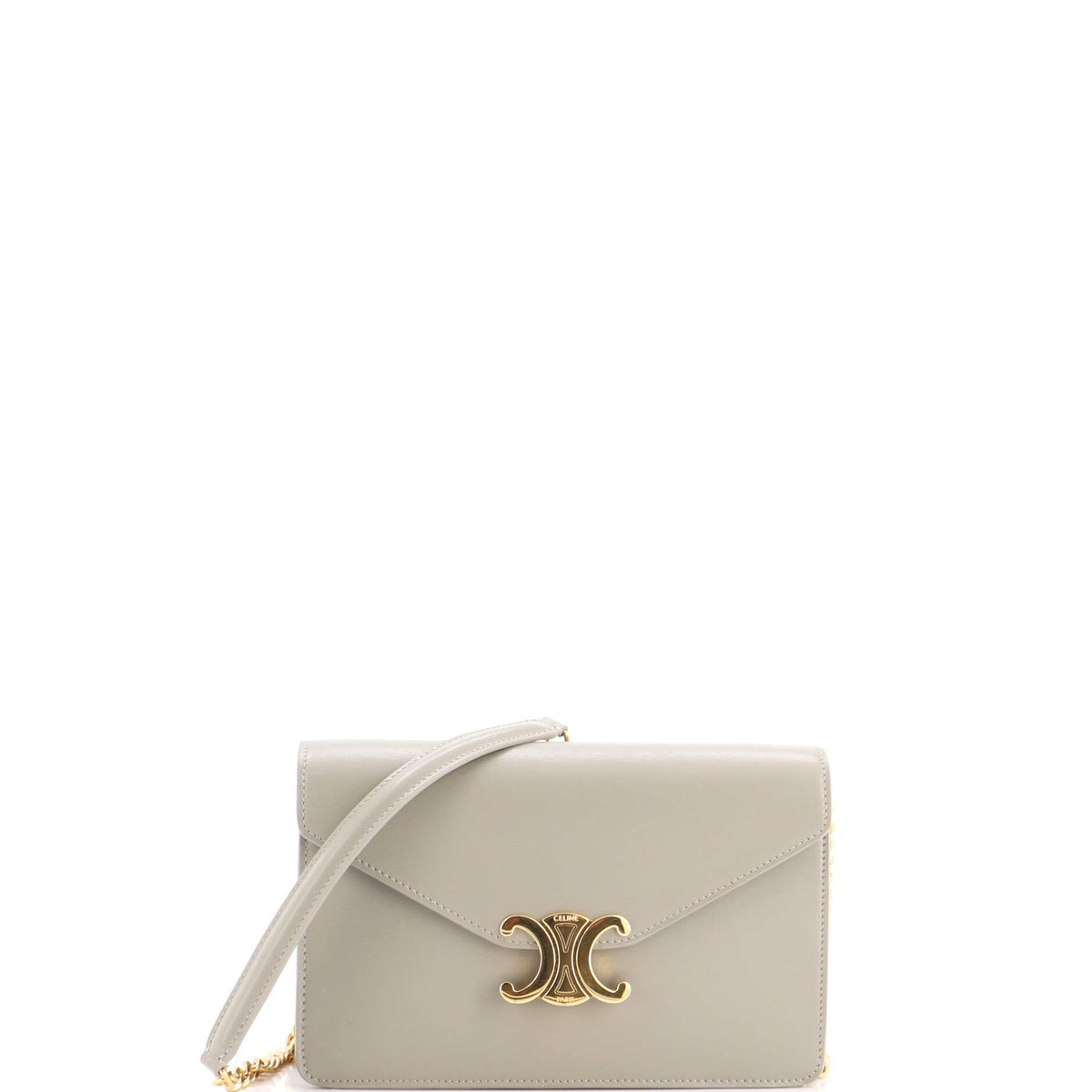 Margo Triomphe Wallet on Chain Leather