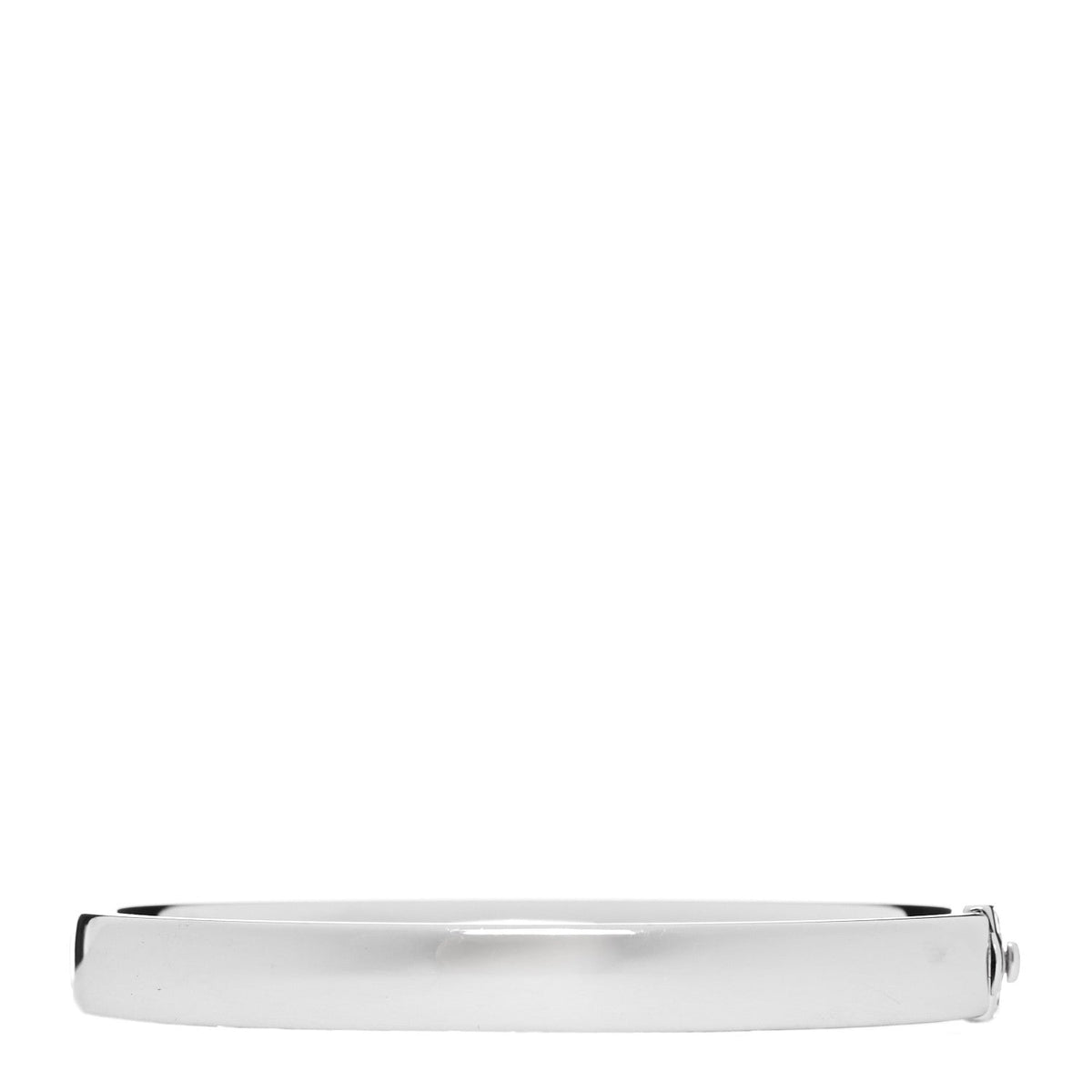 Tiffany 18K White Gold Diamond Metro Five-Row Hinged Bangle Bracelet