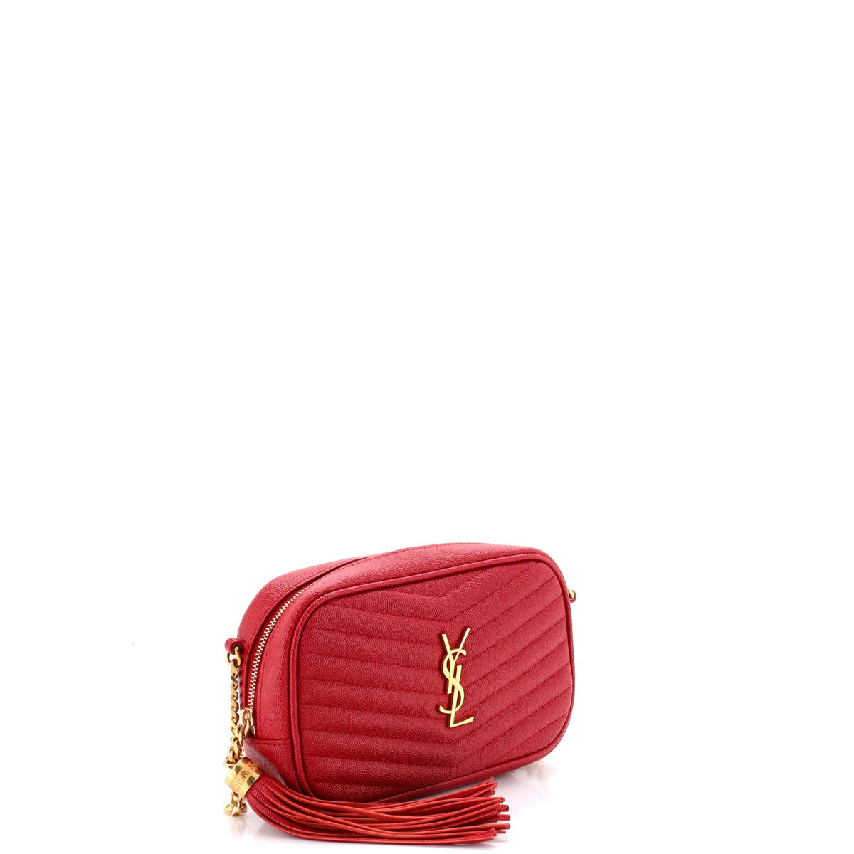 Lou Camera Bag Matelasse Chevron Leather Mini