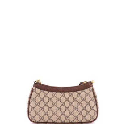 Ophidia Charm Shoulder Bag GG Coated Canvas Small