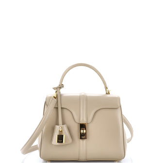 16 Top Handle Bag Smooth Calfskin Small