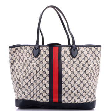 Ophidia Open Shopping Tote GG Coated Canvas Large