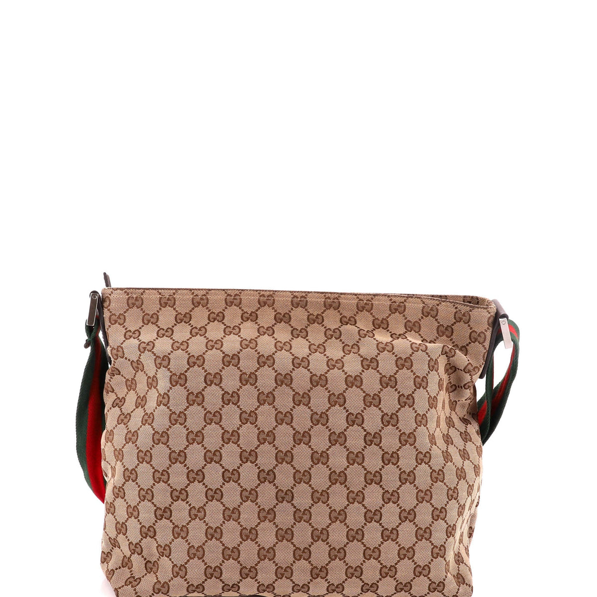 Front Pocket Web Messenger GG Canvas Medium