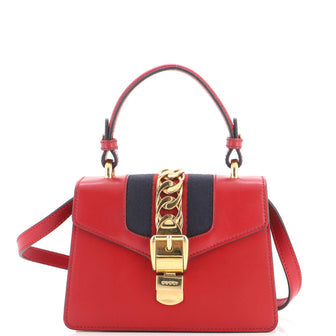 Sylvie Top Handle Bag Leather Mini