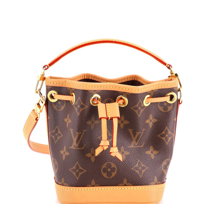 Noe NM Handbag Monogram Canvas Nano