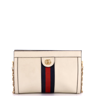 Ophidia Chain Shoulder Bag Leather Small