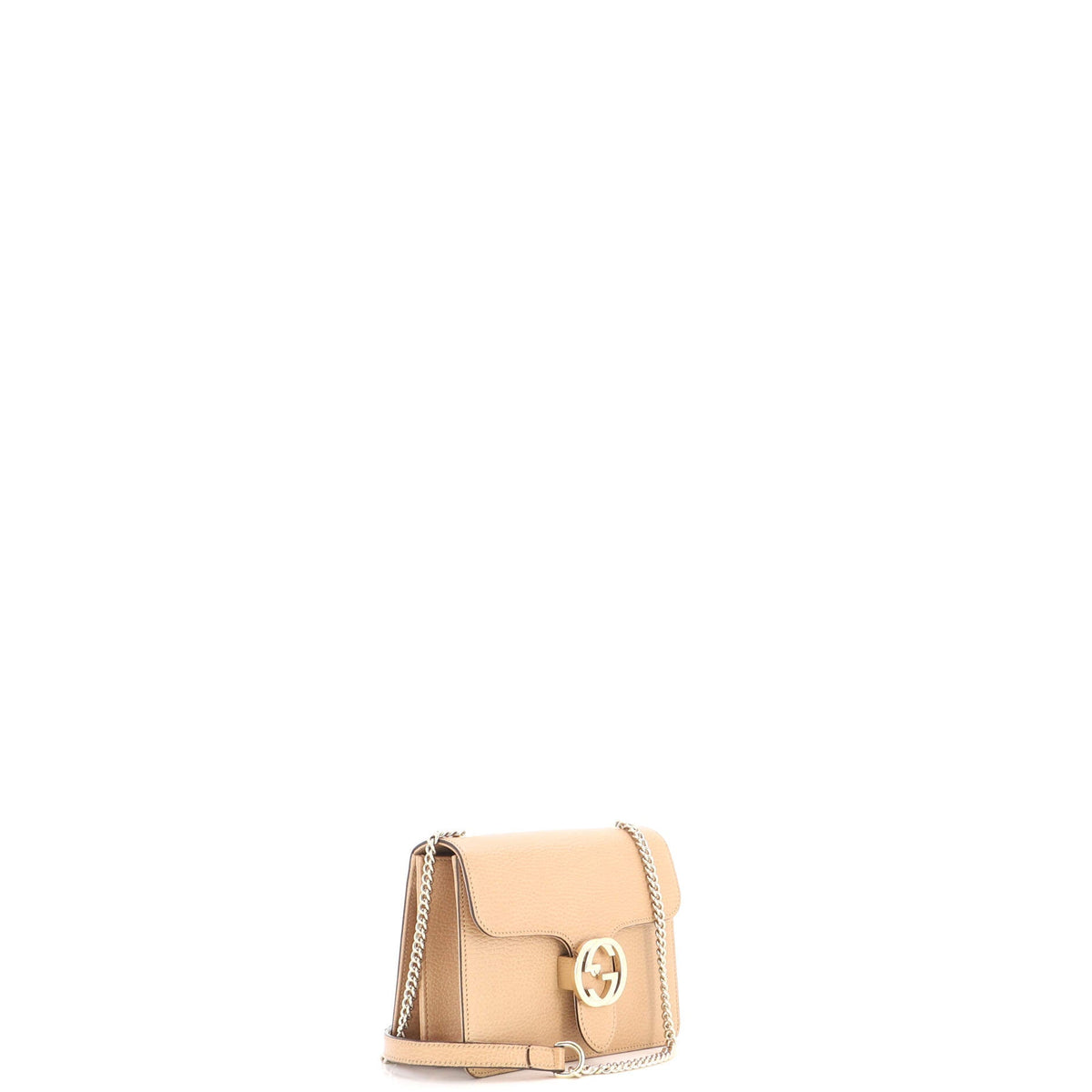 Interlocking Shoulder Bag Leather Small