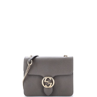 Interlocking Shoulder Bag Leather Small