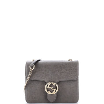 Interlocking Shoulder Bag Leather Small