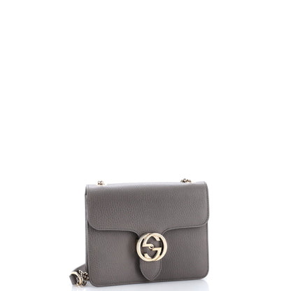 Interlocking Shoulder Bag Leather Small
