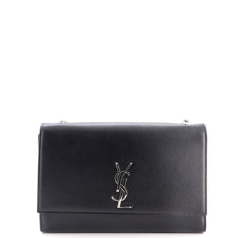 Classic Monogram Crossbody Bag Grainy Leather Large