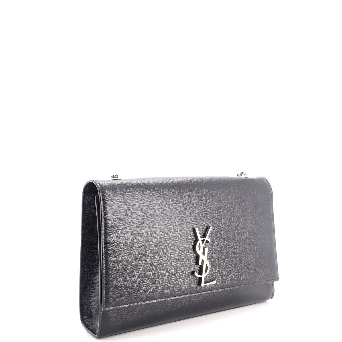 Classic Monogram Crossbody Bag Grainy Leather Large