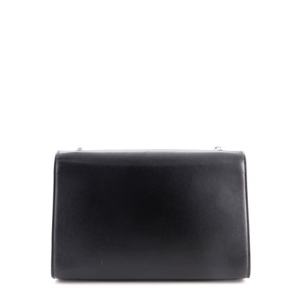 Classic Monogram Crossbody Bag Grainy Leather Large
