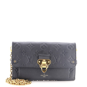 Vavin Chain Wallet Monogram Empreinte Leather