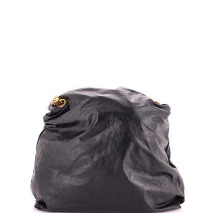 Crush Chain Tote Leather Medium