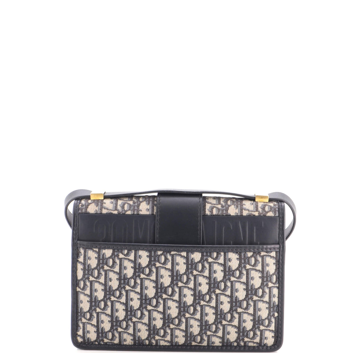 30 Montaigne Flap Bag Oblique Canvas