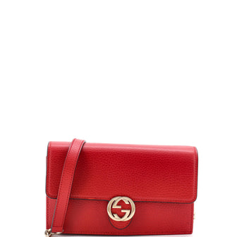 Interlocking Wallet on Chain Leather