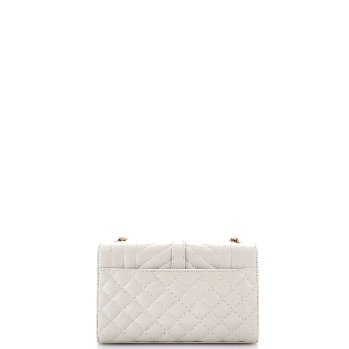 Classic Monogram Envelope Satchel Mixed Matelasse Leather Small