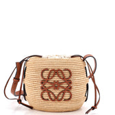x Paula Ibiza Beehive Basket Bag Woven Raffia Small
