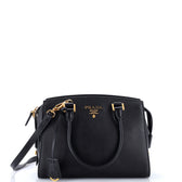 Convertible Open Tote Saffiano Leather Small
