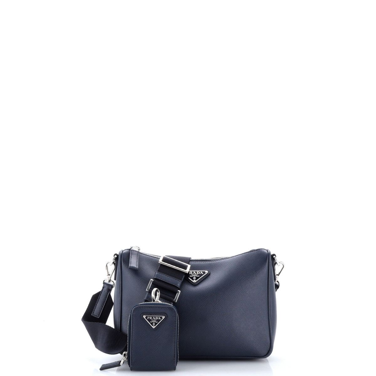 Re-Edition Zip Messenger Bag Saffiano Leather Small