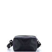 Zip Crossbody Bag Check Embossed Leather Mini