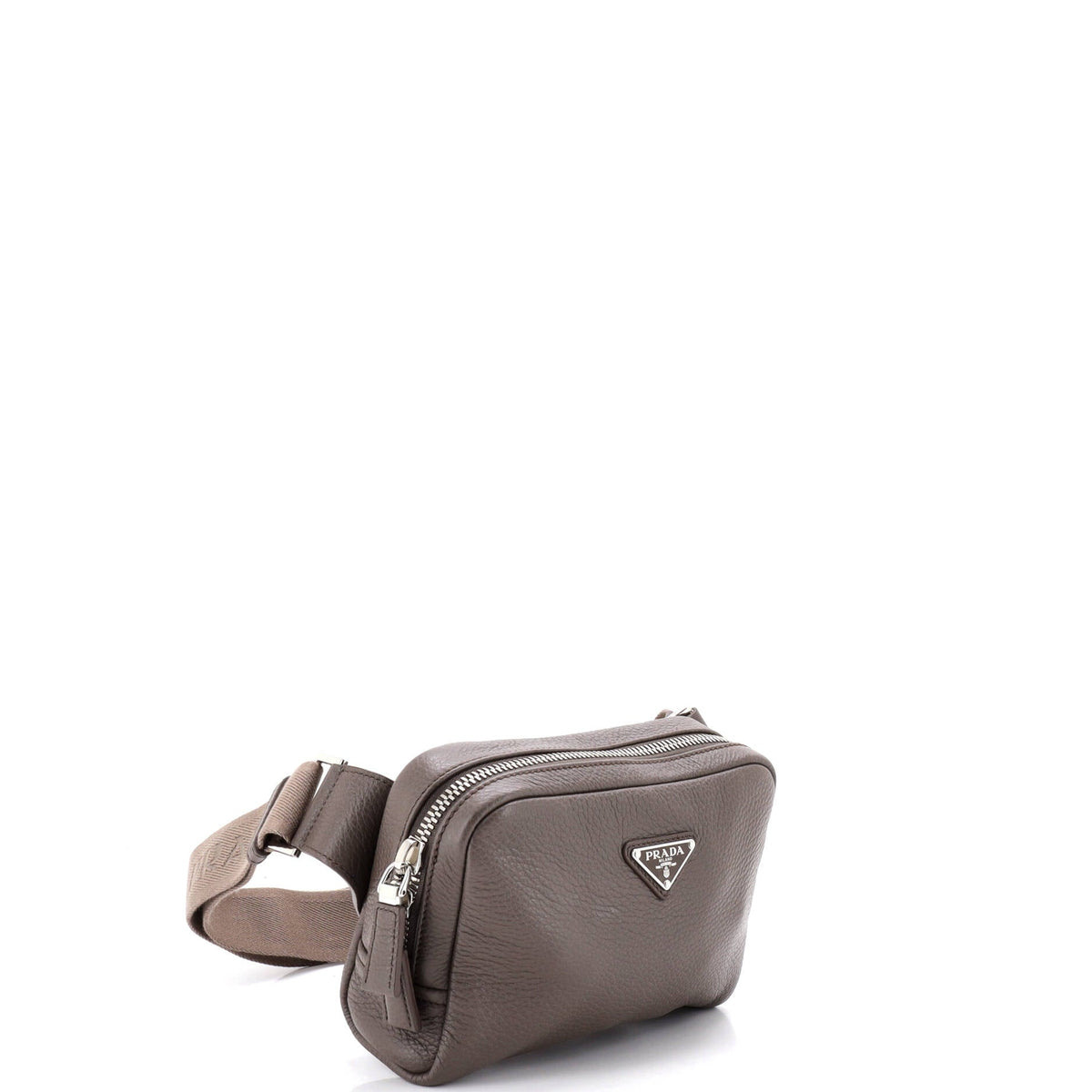Zip Shoulder Waist Bag Vitello Daino