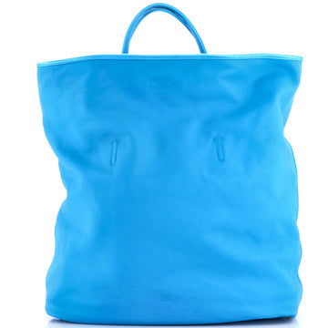 Leopold Reversible Tote Bag Satin and Leather XL