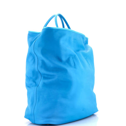 Leopold Reversible Tote Bag Satin and Leather XL