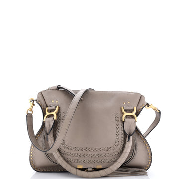 Marcie Satchel Studded Leather Medium