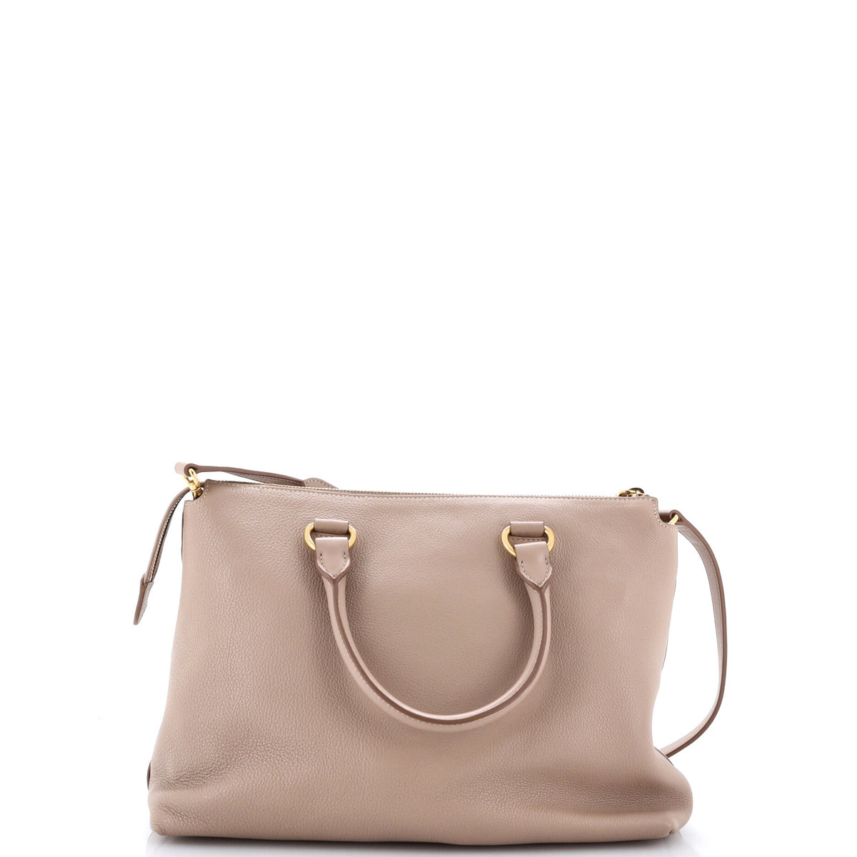 Pocket Convertible Zip Satchel Vitello Daino Medium