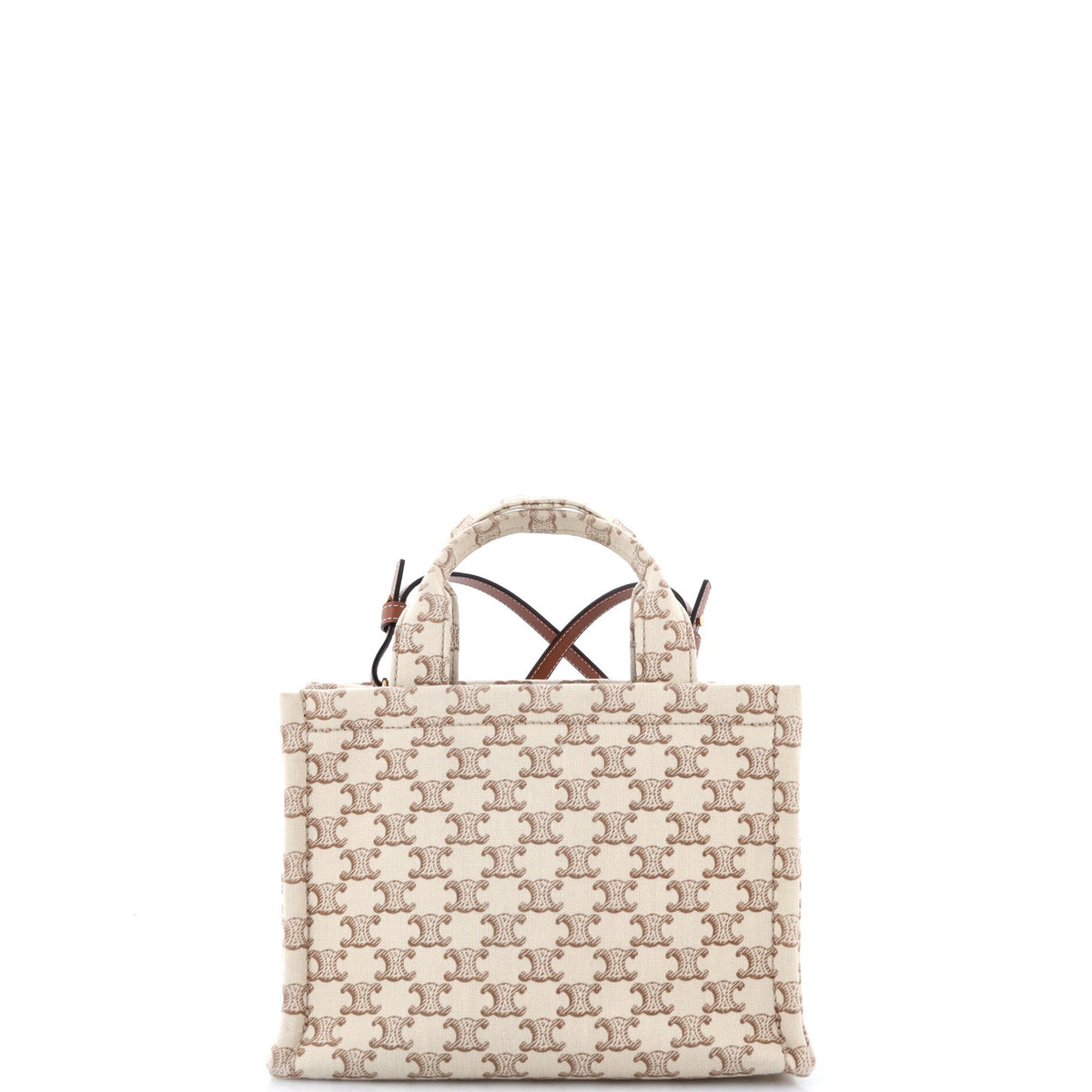Cabas Thais Tote Triomphe Printed Canvas Small
