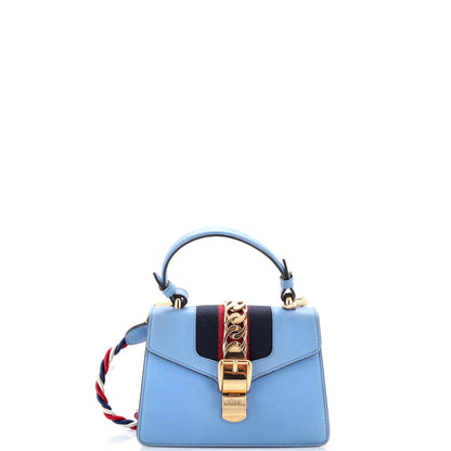 Sylvie Top Handle Bag Leather Mini