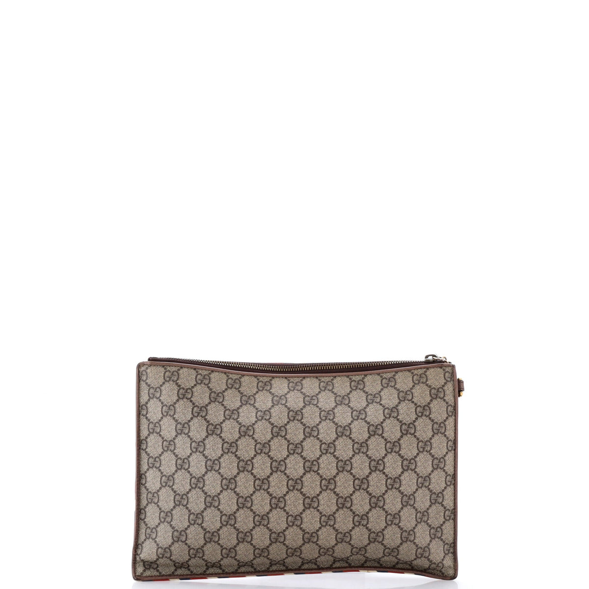 Courrier Pouch GG Coated Canvas with Applique