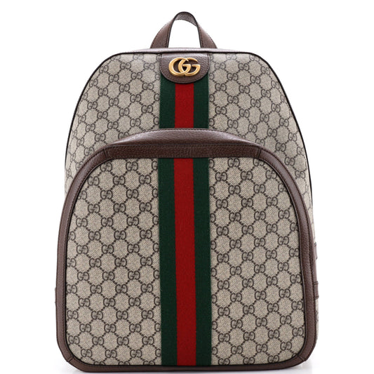 Ophidia Backpack GG Coated Canvas Medium
