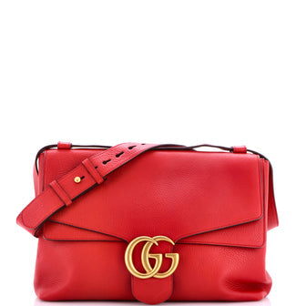 GG Marmont Shoulder Bag Leather Medium
