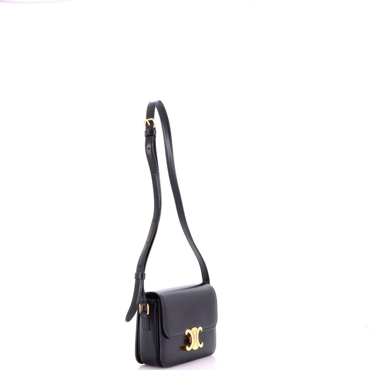 Triomphe Shoulder Bag Smooth Calfskin Teen