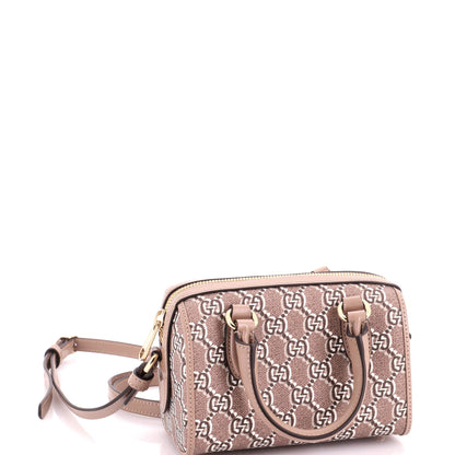 Ophidia Convertible Top Handle Bag GG Shadow Coated Canvas Super Mini