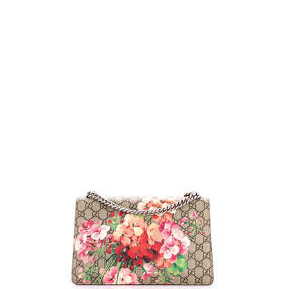 Dionysus Bag Blooms Print GG Coated Canvas Small