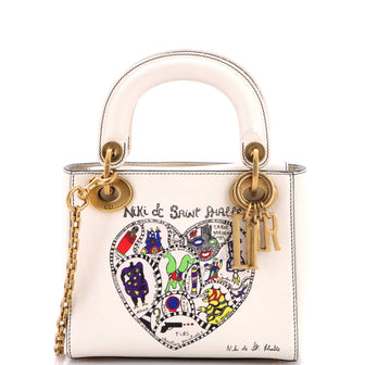 Lady Dior Chain Bag Limited Edition Niki de Saint Phalle Printed Leather Mini