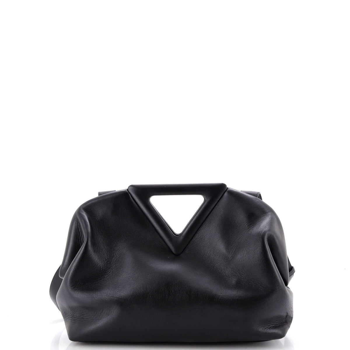 Point Shoulder Bag Leather Medium