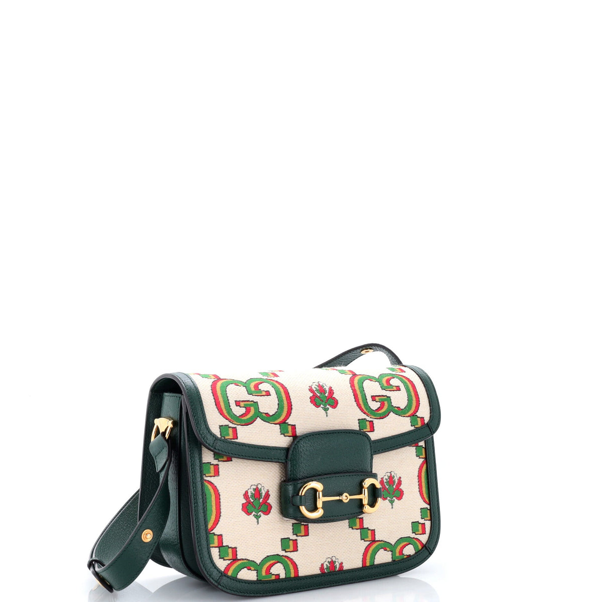 Horsebit 1955 Shoulder Bag GG Print Jacquard Small