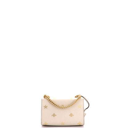 Padlock Shoulder Bag Printed Leather Small
