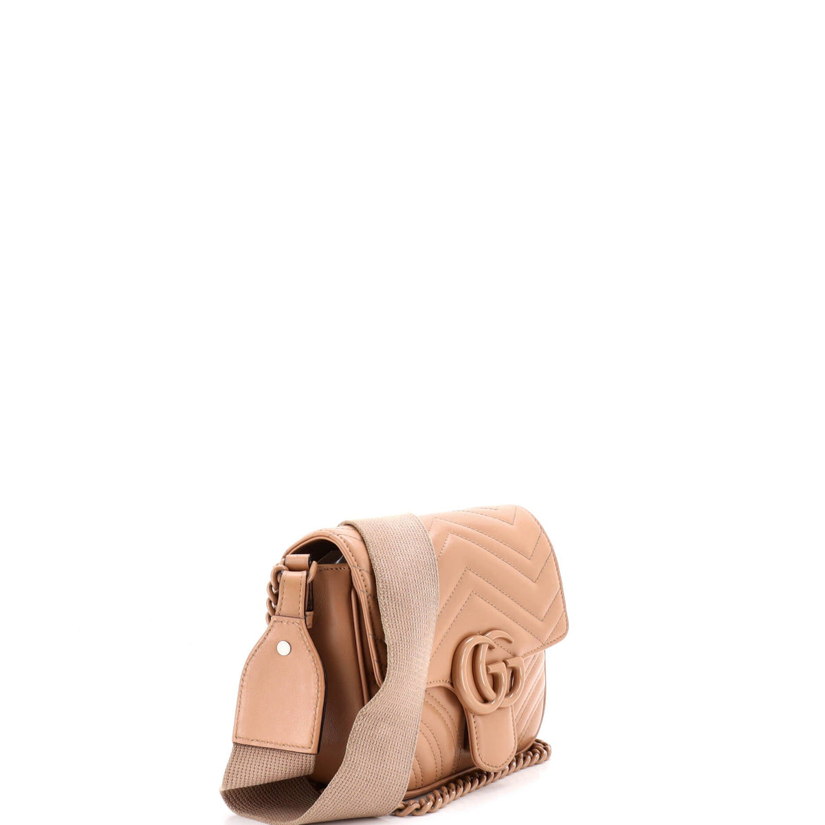 GG Marmont Convertible Flap Shoulder Bag Matelasse Leather Mini