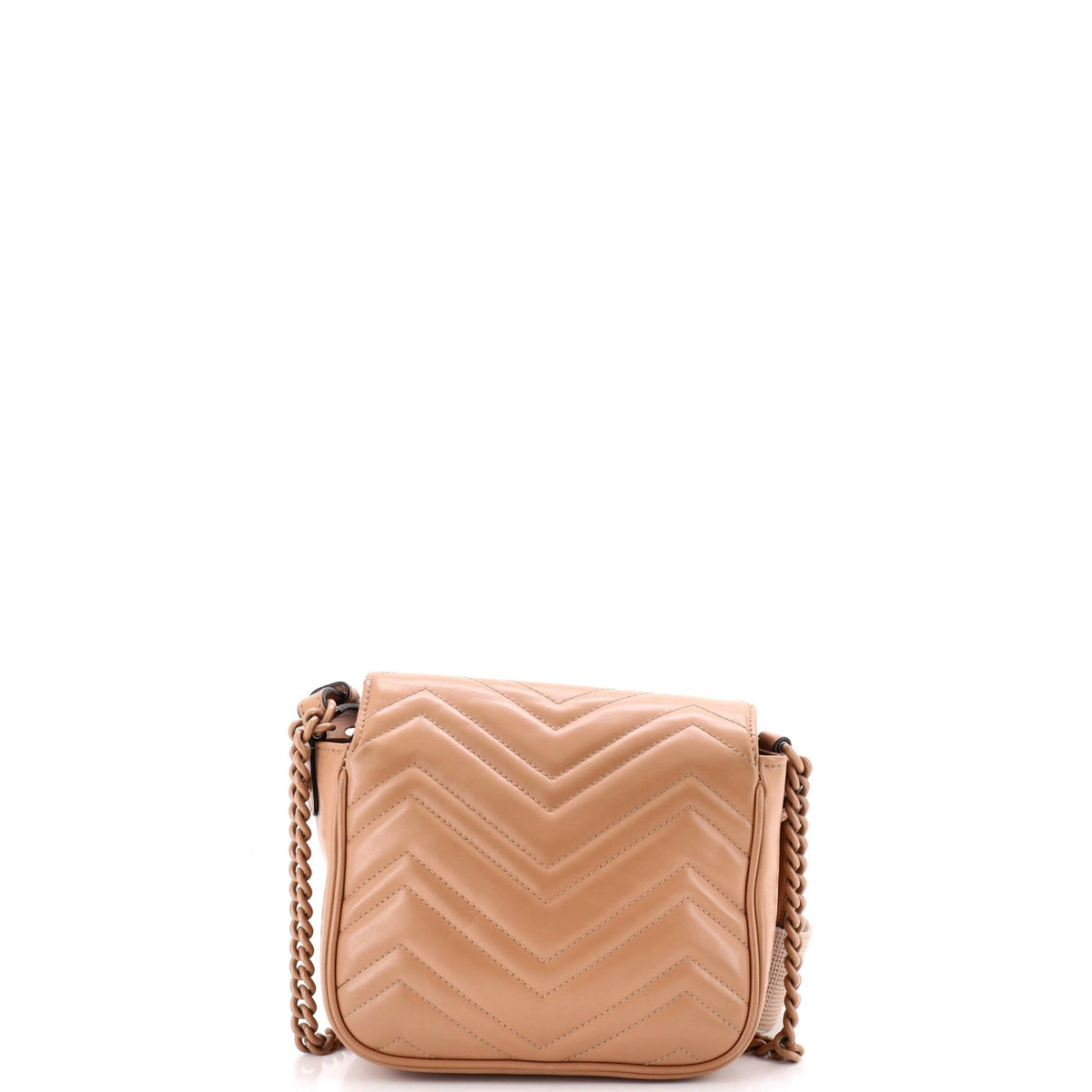 GG Marmont Convertible Flap Shoulder Bag Matelasse Leather Mini